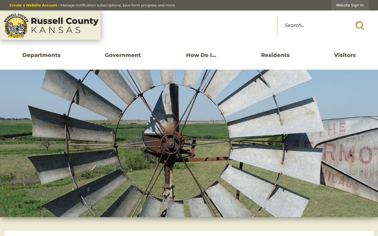 Russell County court docket county government homepage