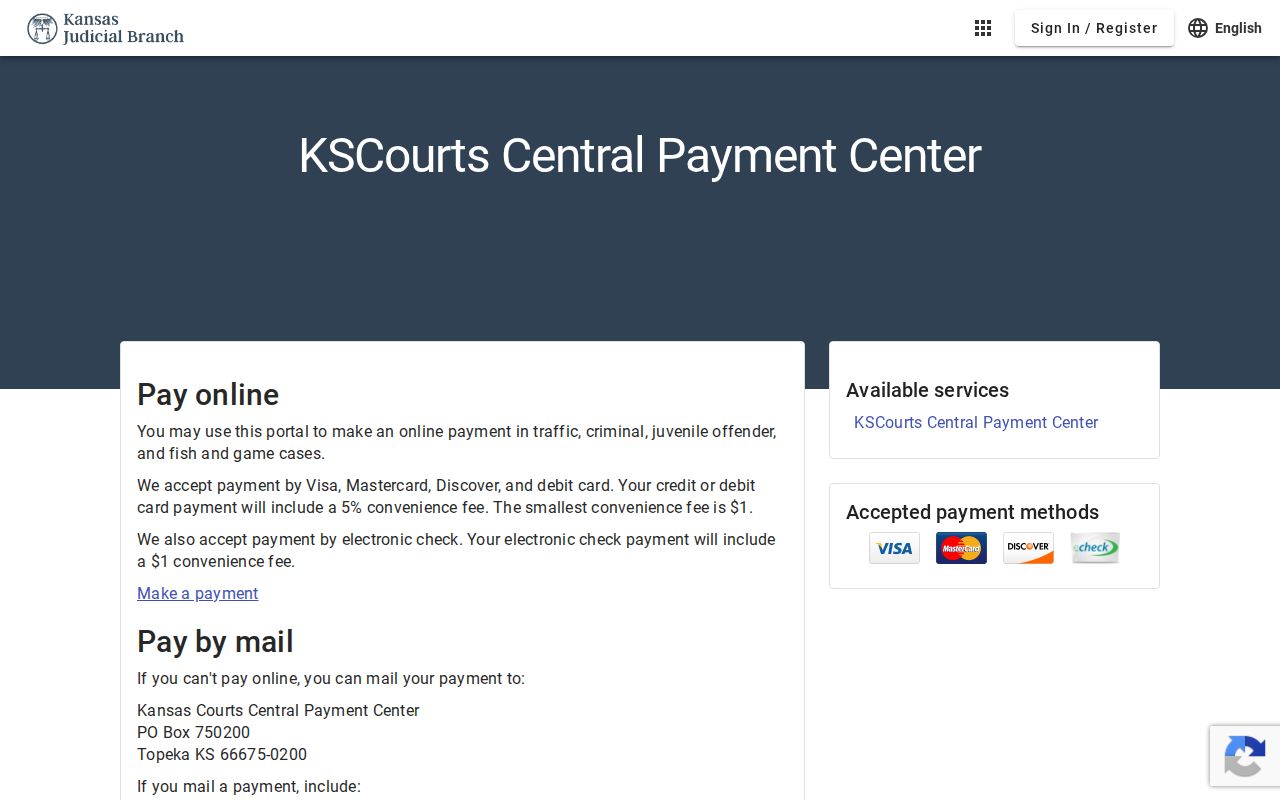 Russell County traffic ticket Central Payment Center home