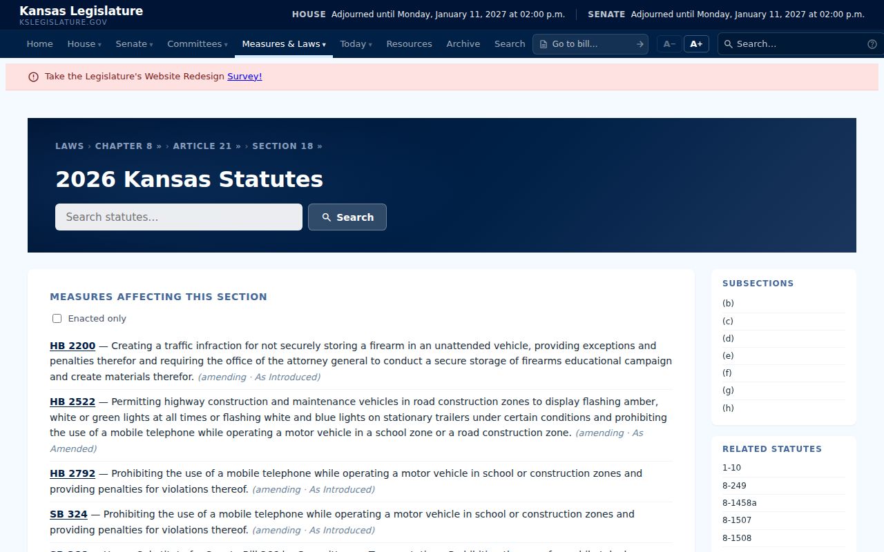 Russell County traffic court appearance and payment procedure law